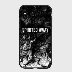 Чехол для iPhone XS Max матовый Spirited Away black graphite