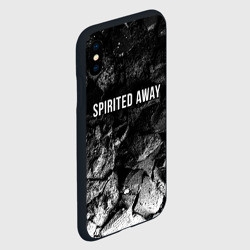 Чехол для iPhone XS Max матовый Spirited Away black graphite - фото 2