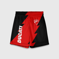 Детские спортивные шорты 3D Ducati - logo
