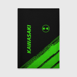 Обложка для автодокументов Kawasaki - logo