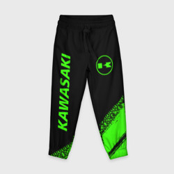 Детские брюки 3D Kawasaki - logo