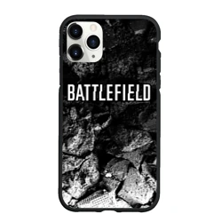Чехол для iPhone 11 Pro Max матовый Battlefield black graphite