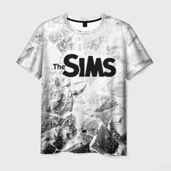 Мужская футболка 3D The Sims white graphite