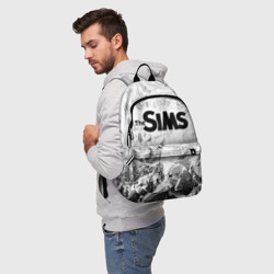 Рюкзак 3D The Sims white graphite - фото 2