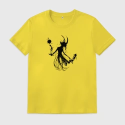 Мужская футболка хлопок Инь и ян в одном человеке