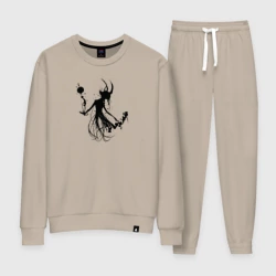 Женский костюм хлопок Инь и ян в одном человеке