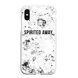 Чехол для iPhone XS Max матовый Spirited Away dirty ice