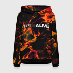 Женская толстовка 3D Date A Live red lava