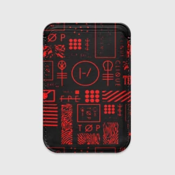 Картхолдер Magsafe магнитный Twenty one pilots pattern rock