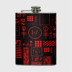 Фляга Twenty one pilots pattern rock