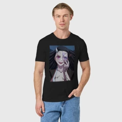 Мужская футболка хлопок Клинок, рассекающий демонов Нэдзуко Камадо - фото 2