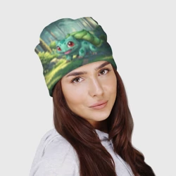 Шапка 3D Bulbasaur pokemon - фото 2