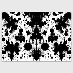 Psychedelic Rorschach test - ai art – Поздравительная открытка с принтом купить