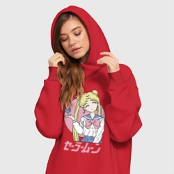 Платье-худи хлопок Прекрасная  Сейлор Мун - фото 2