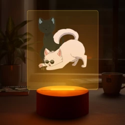 Светильник-ночник Магическая битва Сатору Годзё Сугуру Гэто коты - фото 2