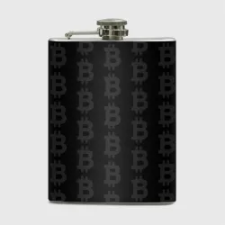 Фляга Биткоин - символ буквы