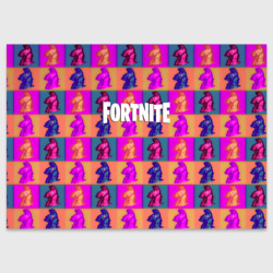 Fortnite logo pattern game – Поздравительная открытка с принтом купить
