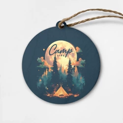 Деревянная игрушка круг Camp life