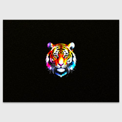 Тигр Амурский - эффект ржавчина – Поздравительная открытка с принтом купить