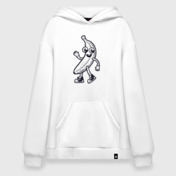 Худи SuperOversize хлопок Банановый человечек