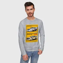Мужской лонгслив хлопок Audi гоночные - фото 2