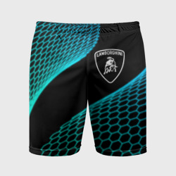 Мужские шорты спортивные Lamborghini electro hexagon