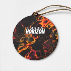 Деревянная игрушка круг Forza Horizon red lava