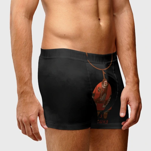 Мужские трусы 3D Ведьмак: кровавый барон черешня мем - фото 3