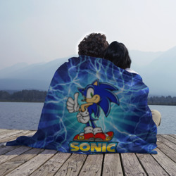 Плед 3D Соник синий еж - фото 2