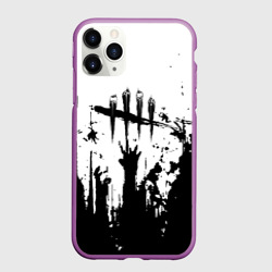 Чехол для iPhone 11 Pro матовый Dead by daylight horror краски