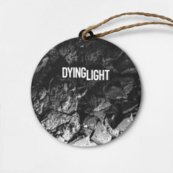Деревянная игрушка круг Dying Light black graphite