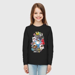 Детский лонгслив хлопок Кролики из Zenless zone zero - фото 2