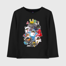 Детский лонгслив хлопок Кролики из Zenless zone zero