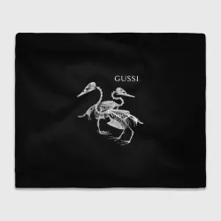 Плед 3D Gussi - two skeletons of a goose