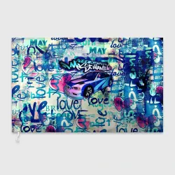 Флаг 3D NFS Most Wanted graffitti