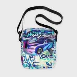 Сумка через плечо 3D NFS Most Wanted graffitti