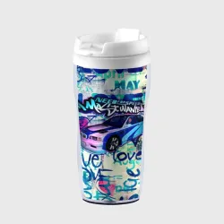 Термокружка-непроливайка NFS Most Wanted graffitti