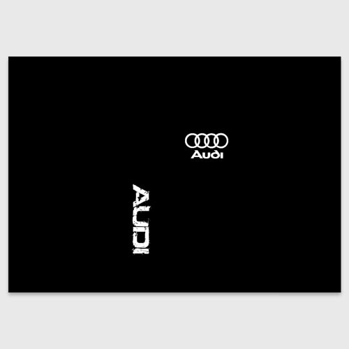 Поздравительная открытка AUDI sport white