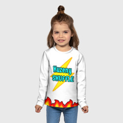 Детский лонгслив 3D Kuzeny shuffle with i love dance - фото 2