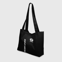 Пляжная сумка 3D Daewoo logo white - фото 2