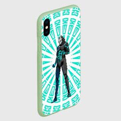 Чехол для iPhone XS Max матовый Кафка Хибино в форме кайдзю - фото 2
