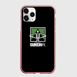 Чехол для iPhone 11 Pro Max матовый Rainbow six action games