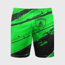 Мужские шорты спортивные Lamborghini sport green