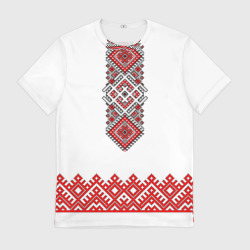 Мужская футболка 3D Славянская вышиванка обережная