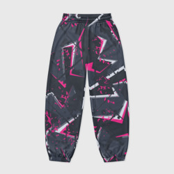 Женские джоггеры оверсайз 3D Яркий абстрактный узор для спорта