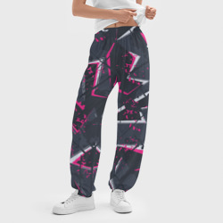 Женские джоггеры оверсайз 3D Яркий абстрактный узор для спорта - фото 2