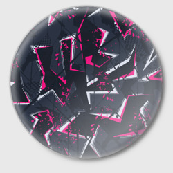 Значок Яркий абстрактный узор для спорта