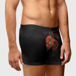 Мужские трусы 3D Кровавый барон: ребят смотрите я черешня мем - фото 2