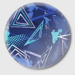 Значок Яркий абстрактный узор для спорта