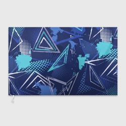 Флаг 3D Яркий абстрактный узор для спорта